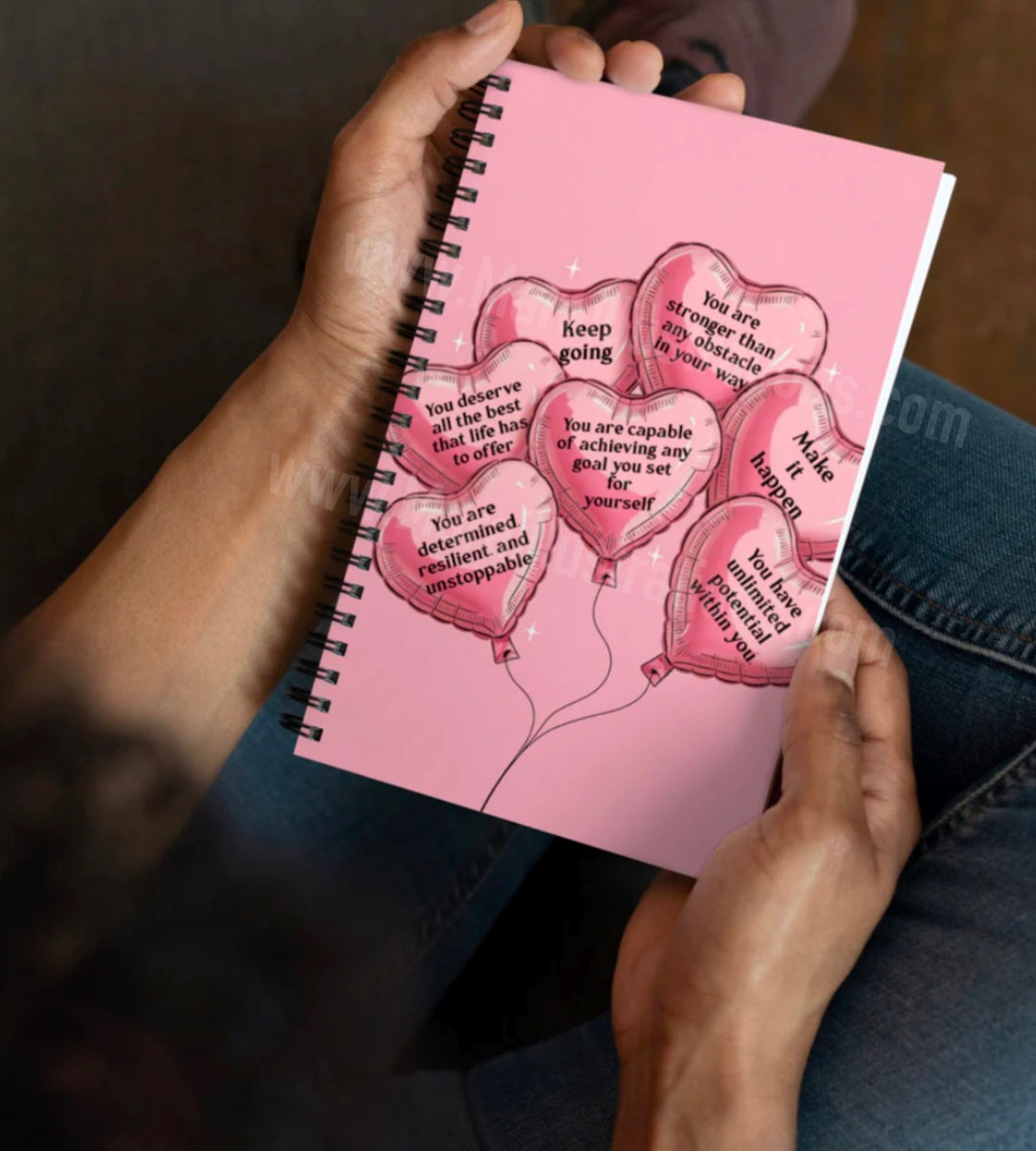 “Keep going “Spiral notebook by Maraillustrations