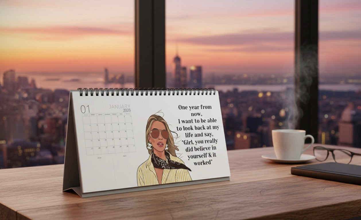 2026 Desktop calendar By Maraillustrations