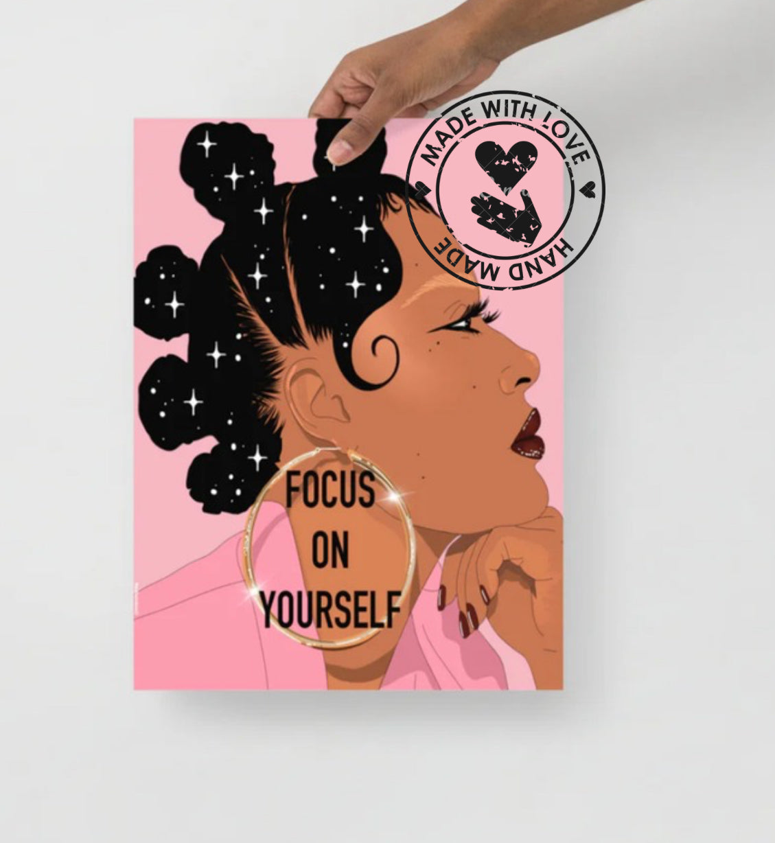 "Focus on yourself"! Poster by Maraillustrations