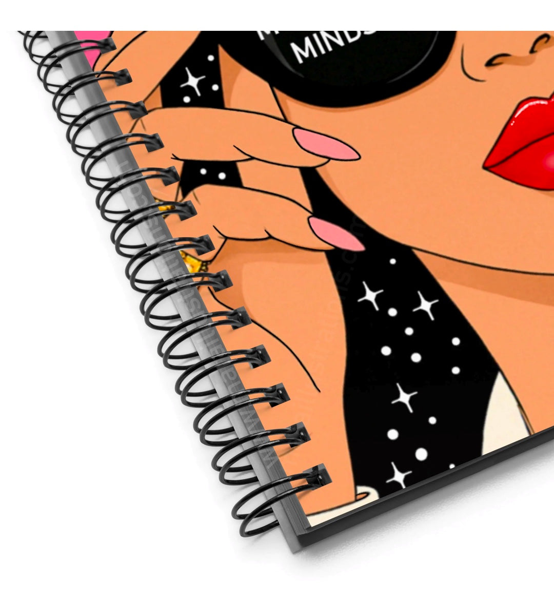 “My Current mood” Spiral notebook by Maraillustrations