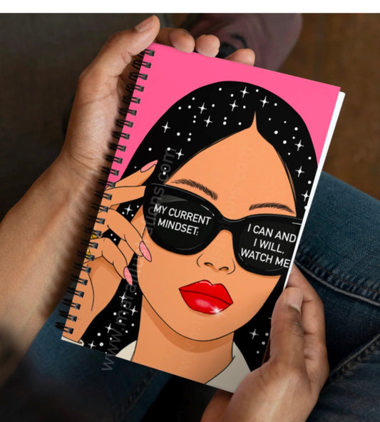“My Current mood” Spiral notebook by Maraillustrations
