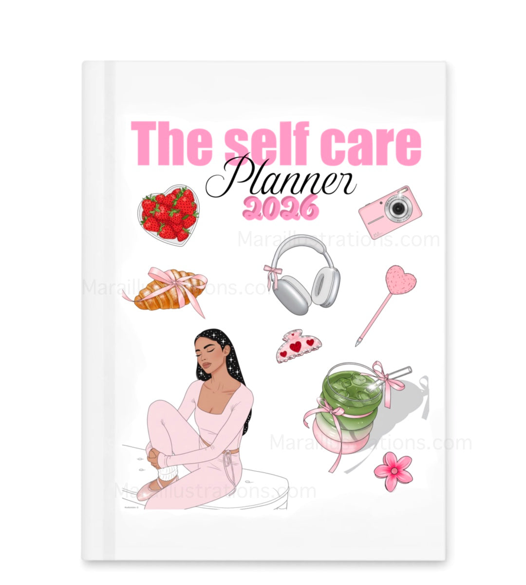 “2026 Planner” Hardcover journal matte by Maraillustrations