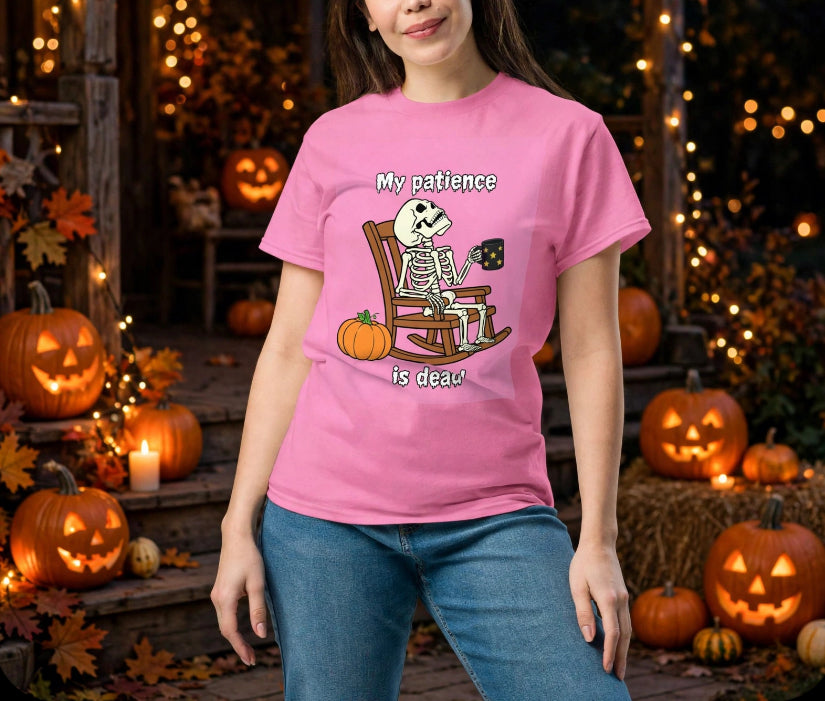 My patience is dead”Unisex classic tee by Maraillustrations