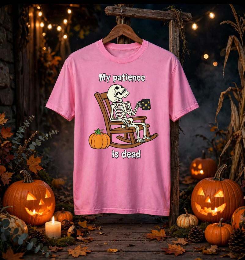 My patience is dead”Unisex classic tee by Maraillustrations