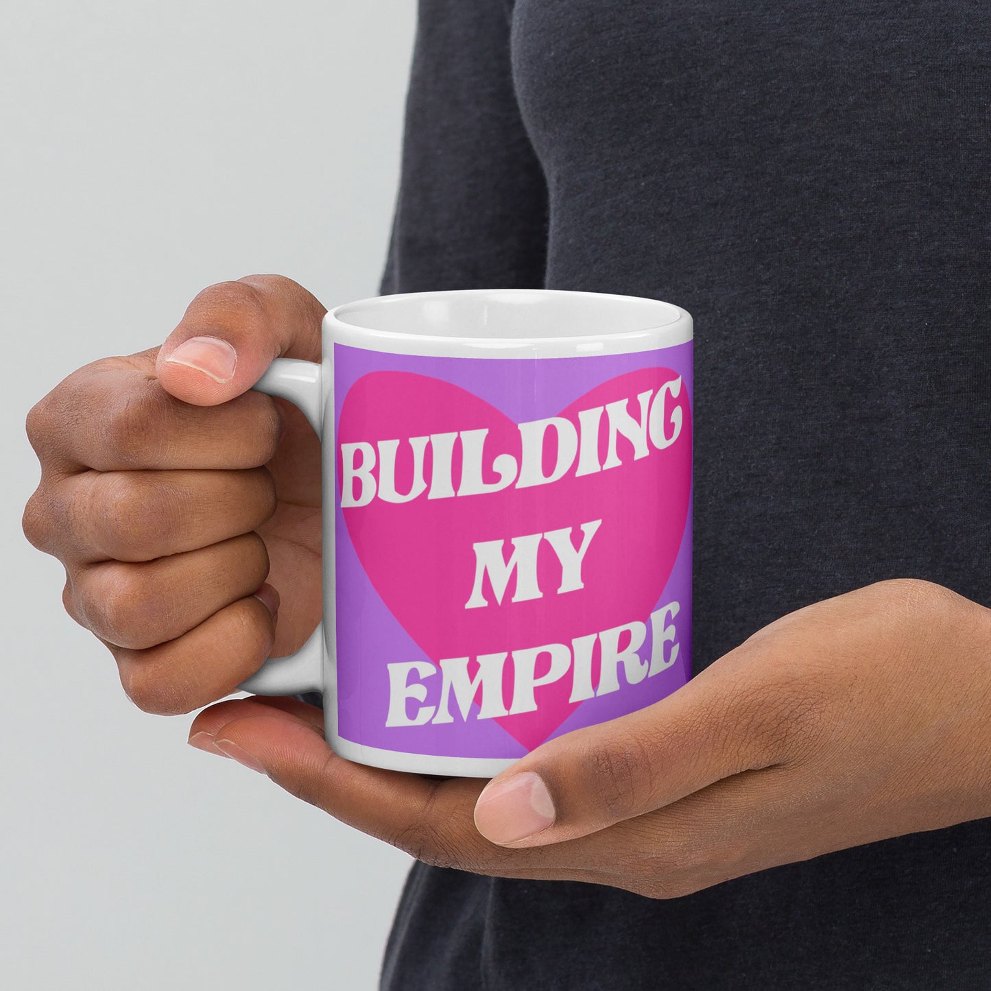 "My Empire" White glossy mug by Maraillustrations