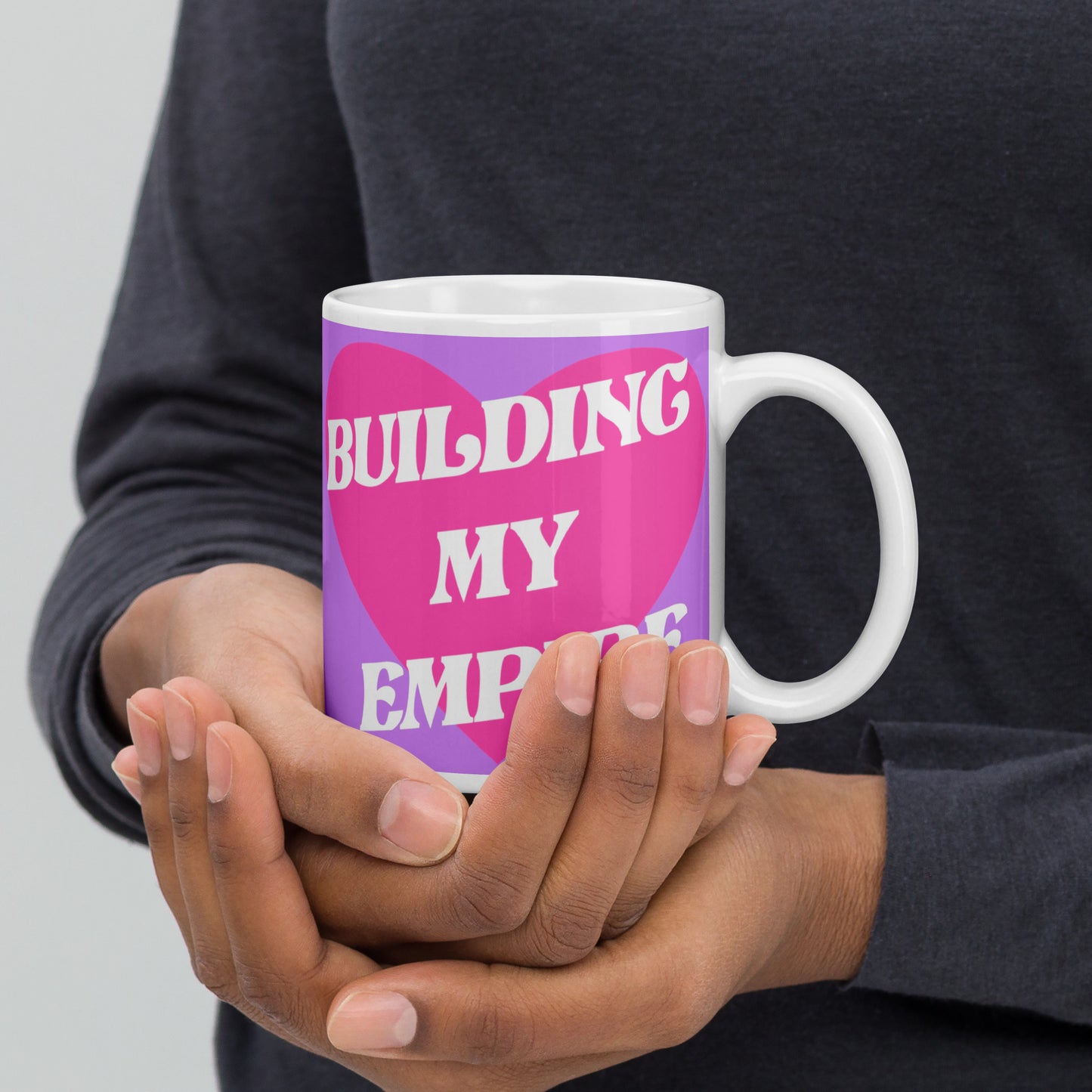 "My Empire" White glossy mug by Maraillustrations